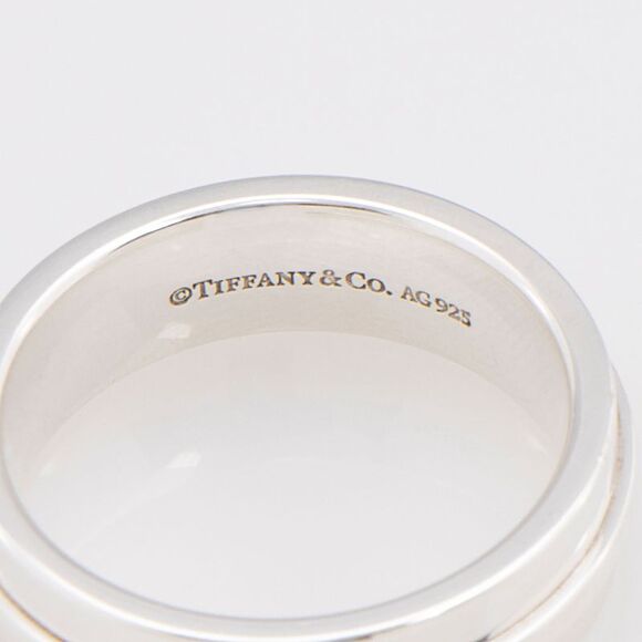 Tiffany & Co. Sterling Silver Tiffany T Ring - Size 7 - Picture 4 of 4
